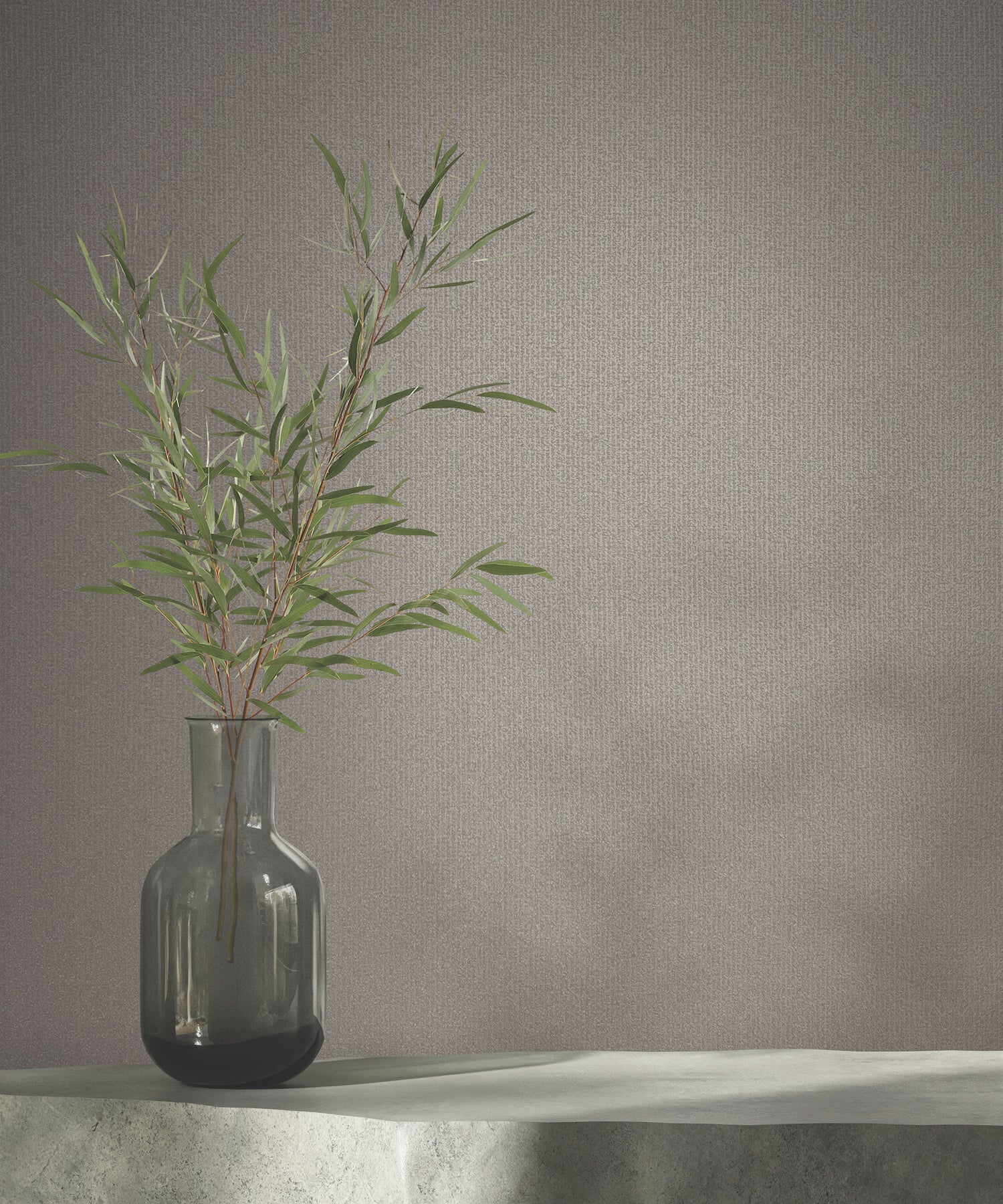 Glistening Quartz Taupe by Antonina Vella Beaded Wallpaper- York Designer Series MA34941
