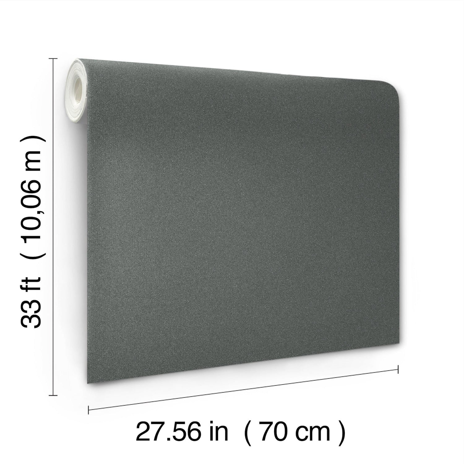 Glistening Quartz Charcoal by Antonina Vella Beaded Wallpaper- York Designer Series MA34945