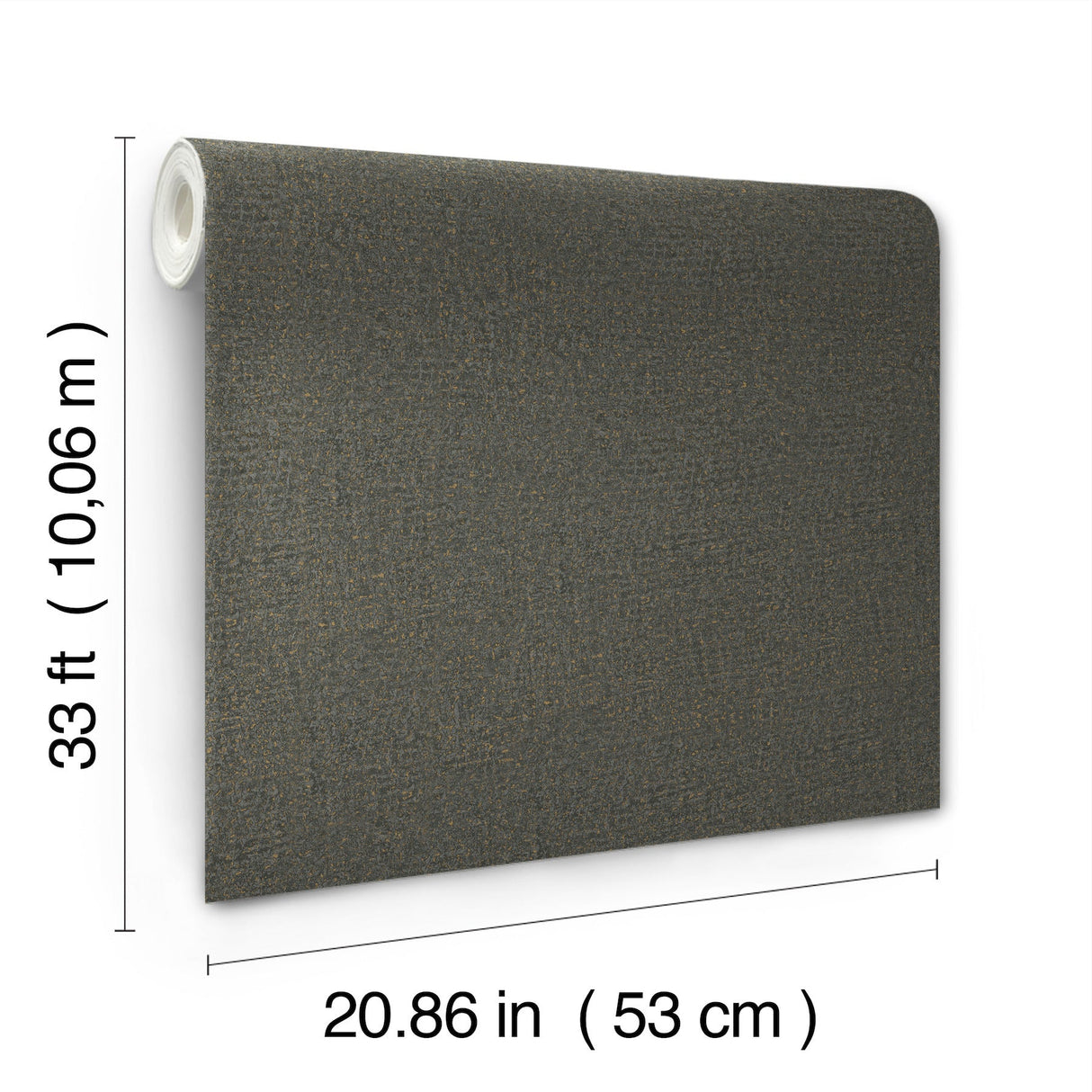 Garden Stone Charcoal by Antonina Vella Textured Wallpaper- York Designer Series MA35520