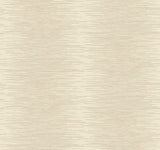 Operetta Cream Metallic Columns Wallpaper by Ronald Redding, 27 in x 27 ft