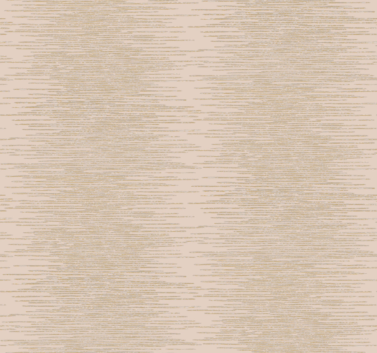 Operetta Blush Metallic Columns Wallpaper by Ronald Redding