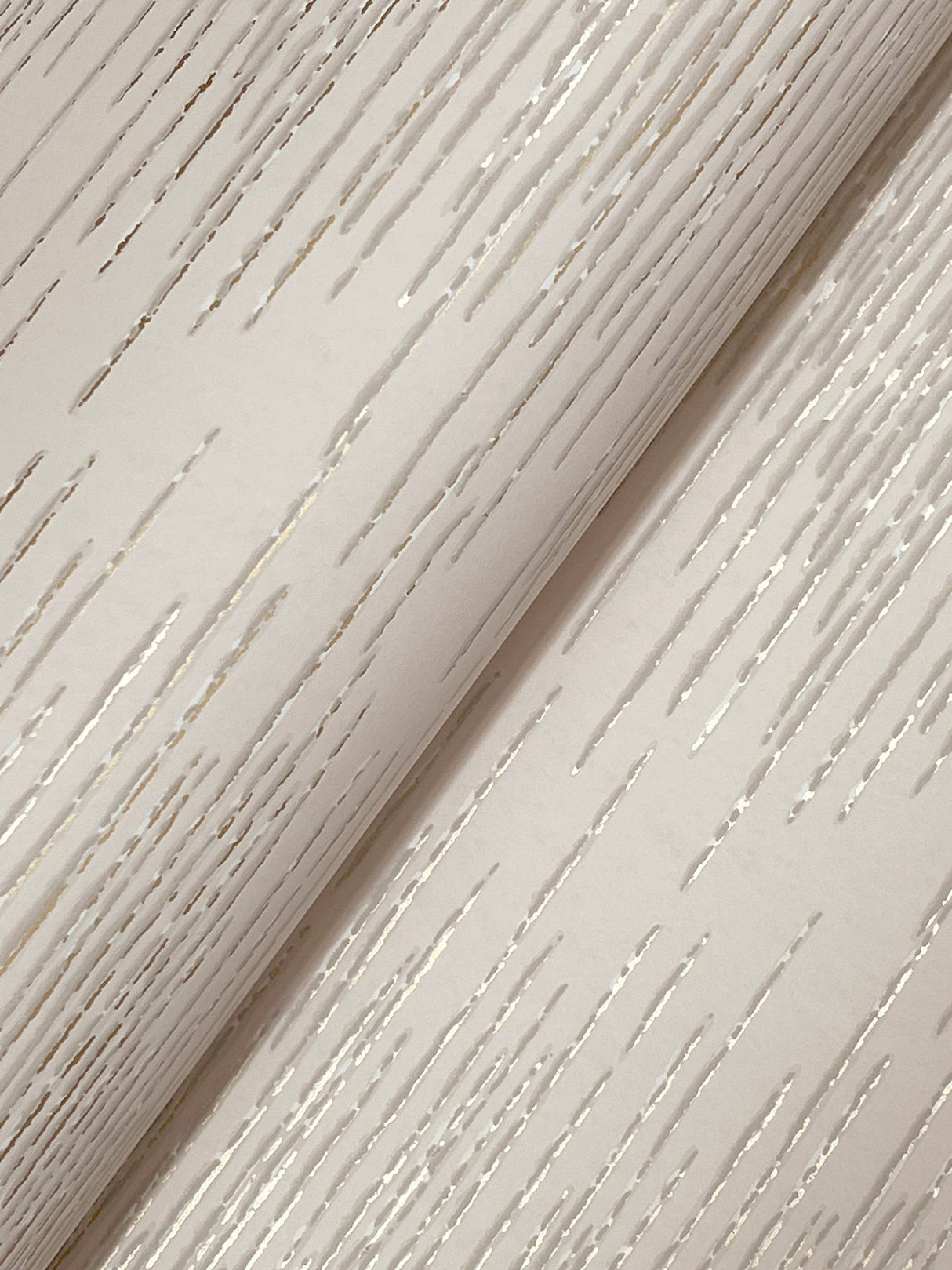 Operetta Blush by Ronald Redding Metallic Columns Wallpaper- York Designer Series VR1502