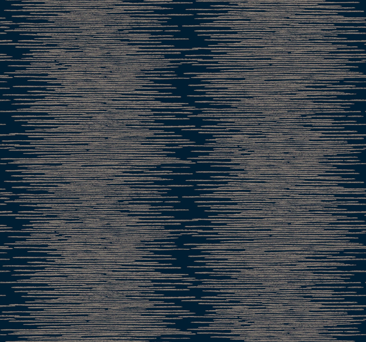 Operetta Navy Metallic Columns Wallpaper by Ronald Redding