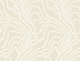 String of Pearls Beige Vine Wallpaper by Ronald Redding, 27 in x 27 ft roll – VR1518