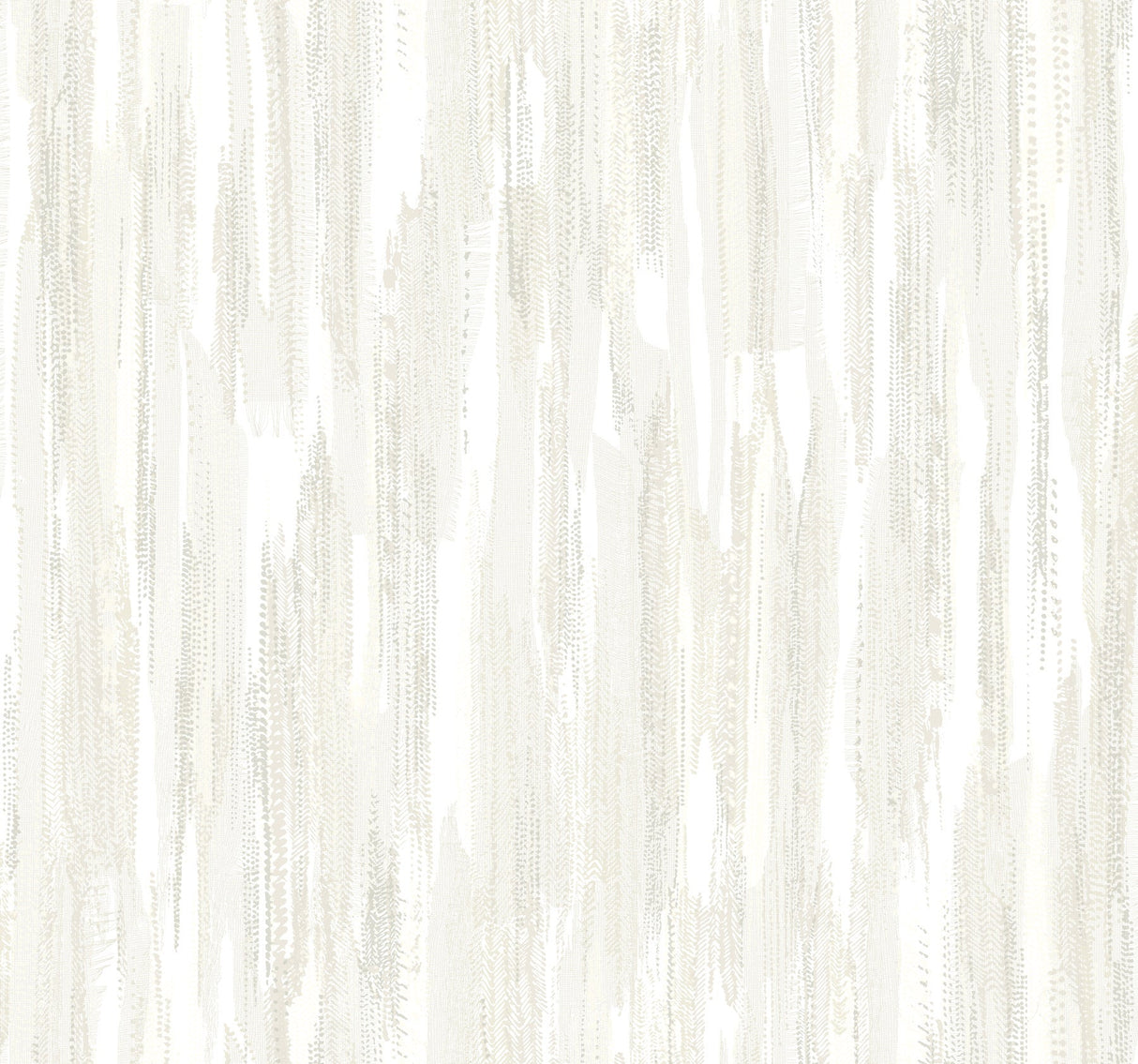 Tribeca White Texture Stripe Wallpaper by Ronald Redding