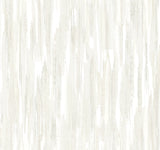 Tribeca White Texture Stripe Wallpaper by Ronald Redding