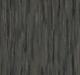 Tribeca Charcoal Texture Stripe Wallpaper by Ronald Redding, 27 in x 27 ft roll.