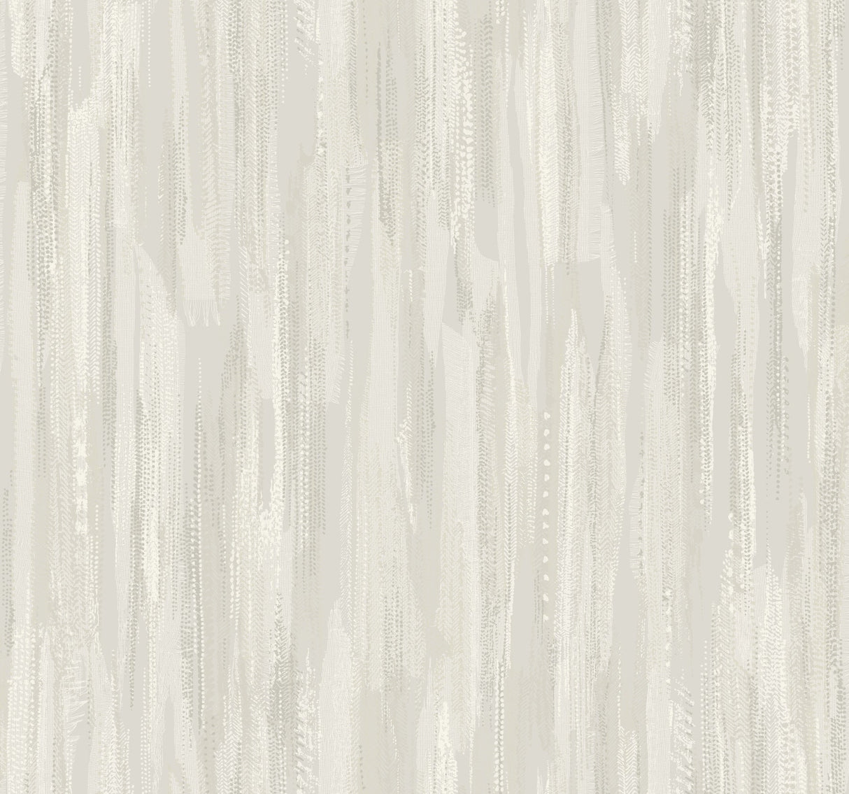 Tribeca Dove Texture Stripe Wallpaper by Ronald Redding in soft grey with pearlescent accents