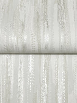 Tribeca Dove by Ronald Redding Texture Stripe Wallpaper- York Designer Series VR1525