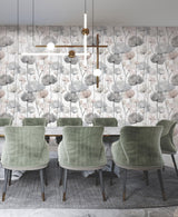 Cotswolds Poppies Grey by Ronald Redding Floral Wallpaper – York Designer Series VR1534