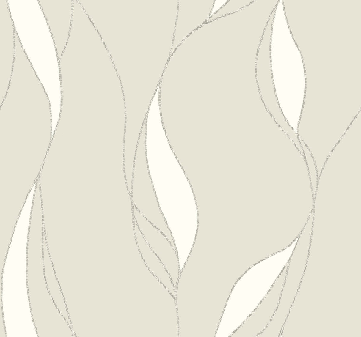 Society Hill Dove Abstract Leaf Wallpaper by Ronald Redding