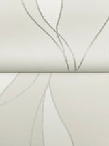 Society Hill Dove by Ronald Redding Abstract Leaf Wallpaper- York Designer Series VR1550