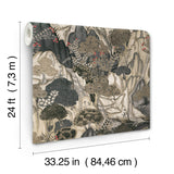 Falling Waters Neutral by Ronald Redding Scenic Wallpaper – York Designer Series VR1555