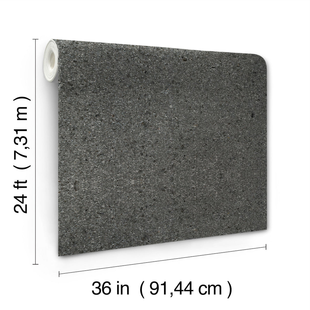 Brilliant Mica Black by Ronald Redding Glittering Wallpaper – York Designer Series VR1500