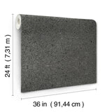 Brilliant Mica Black by Ronald Redding Glittering Wallpaper – York Designer Series VR1500