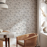 Prudie Denim by Arthouse Jacobean Trail Wallpaper – Brewster Home Fashions AH924707