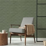 Alpin Sage by Fine Decor Painted Brick Wallpaper- Brewster Home Fashions FD43603