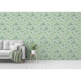 Lucene Green by Arthouse Spring Vines Wallpaper – Brewster Home Fashions AH925501