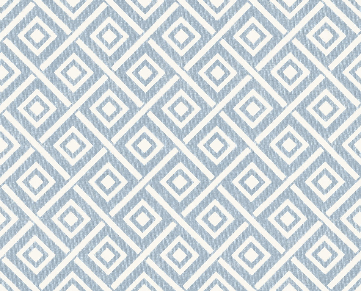 Diamond Geo Chambray Peel & Stick Mural