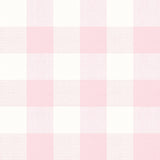 Buffalo Check Blush Peel & Stick Mural