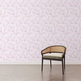 Floral Toile Lavender Peel & Stick Mural