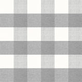 Buffalo Check Grey Peel & Stick Mural