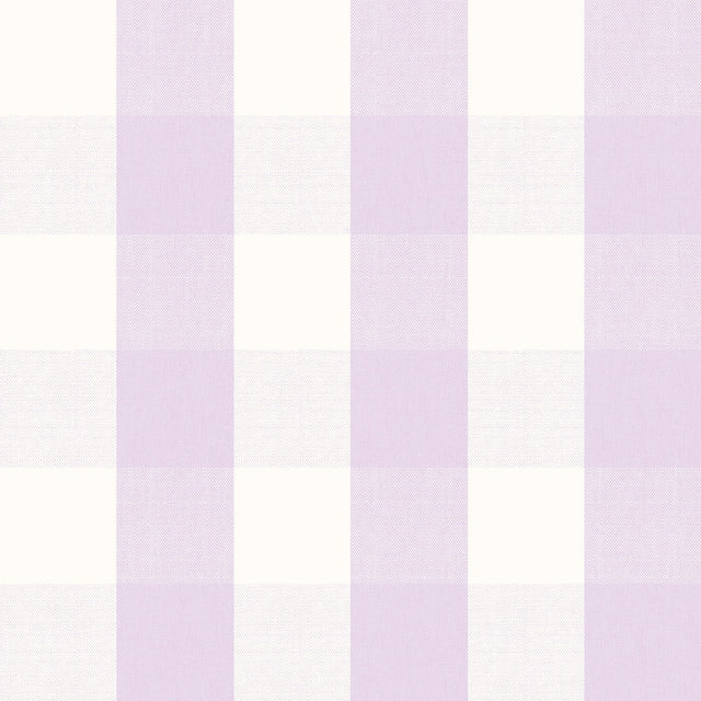 Buffalo Check Lavender Peel & Stick Mural