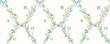 Butterfly Lattice Ivory Peel & Stick Mural