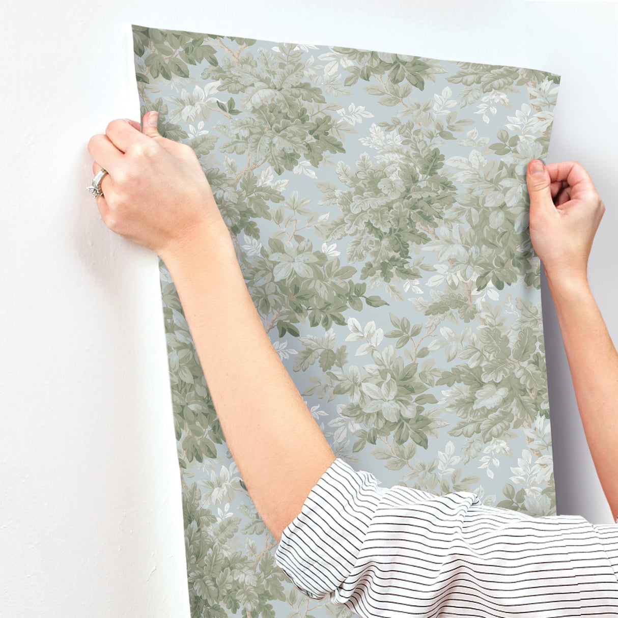 Greenwood Light Blue by A-Street Prints Deciduous Wallpaper – A-Street Prints 4147-80007