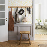 Molntuss Yellow Polka-Dot Cloud Wallpaper by Boråstapeter – Schumacher 1455