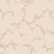Molntuss Petal wallpaper by Boråstapeter for Schumacher, featuring playful cloud and polka-dot design in soft pink tones.