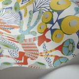 Koralläng Ivory Multi by Boråstapeter Whimsical Aquatic & Woodland Wallpaper – Schumacher 1462
