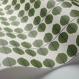 Berså Leaf by Boråstapeter Green Wallpaper – Schumacher 1750