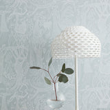 Poème D'Amour Mineral by Boråstapeter Whimsical Wallpaper – Schumacher 1761