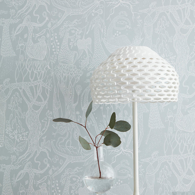 Poème D'Amour Mineral by Boråstapeter Whimsical Wallpaper – Schumacher 1761