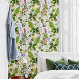 TROLLSLÄNDA Multicolor by Boråstapeter Botanical Wallpaper – Schumacher 1788