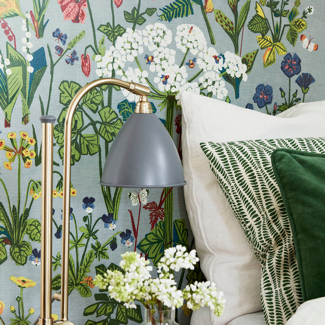 Aurora Mural Multi by Boråstapeter Vibrant Floral Wall Mural – Schumacher 1790