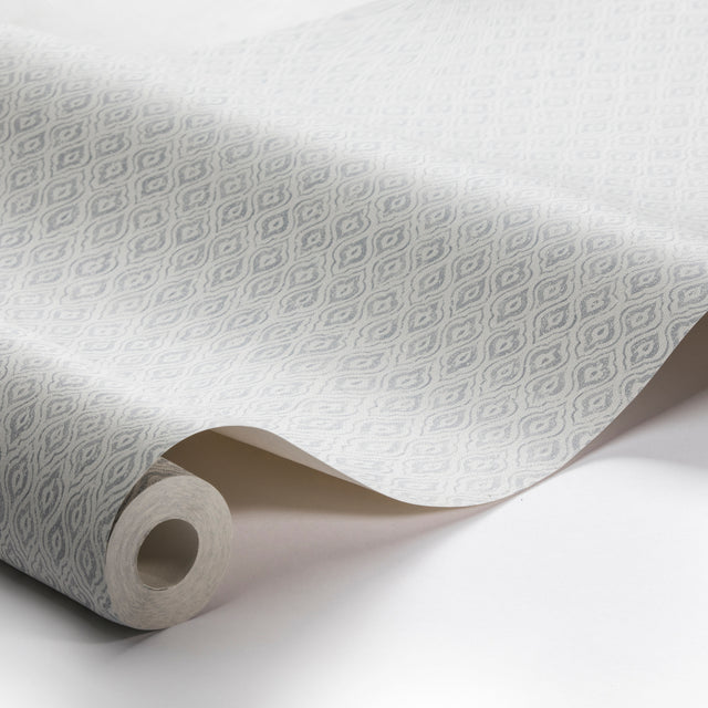 Jaipur Linen Blue by Boråstapeter Scandinavian Heritage Wallpaper – Schumacher 1934
