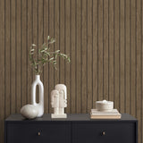 Manolo Brown by Fine Decor Wooden Slat Wallpaper – Brewster Home Fashions FD43842