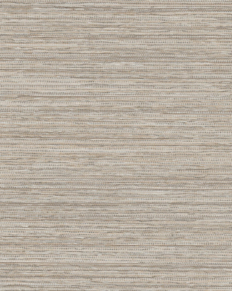 York Wallcoverings Trousseau Cream high performance textile wallcovering with woven look.