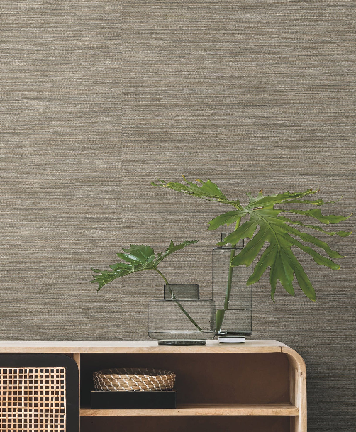 Trousseau Gold Taupe by York Wallcoverings High Performance Textile Wallcovering- York Wallcoverings 200-05