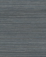 York Wallcoverings Trousseau in Denim – woven-look blue textile wallcovering, 55 in x 3 ft roll