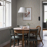 Gräng Stone by Boråstapeter Classic Nordic Floral Wallpaper – Schumacher 2002