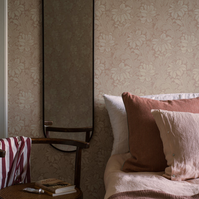 Acanthus Garden Blush by Boråstapeter Floral Wallpaper – Schumacher 2009