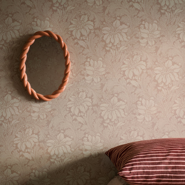 Acanthus Garden Blush by Boråstapeter Floral Wallpaper – Schumacher 2009
