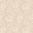 Acanthus Garden blush floral wallpaper by Boråstapeter for Schumacher, featuring elegant blooming flowers and leaves in a classic pattern.