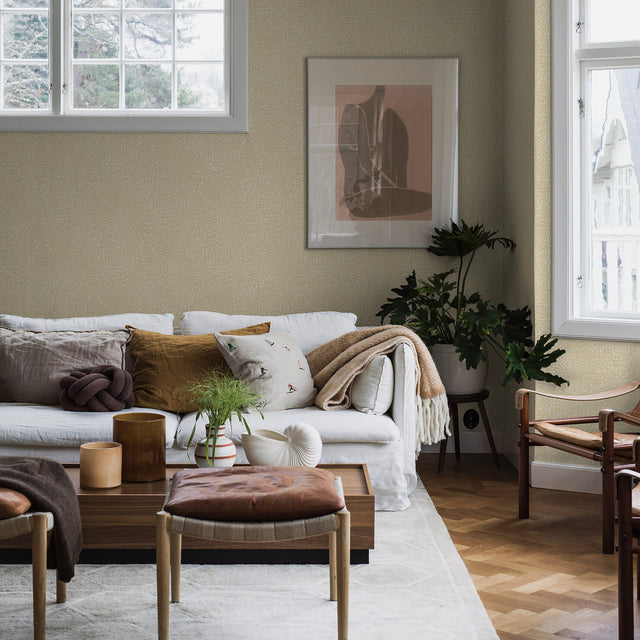Bladverk Sand Botanical Wallpaper by Boråstapeter – Schumacher 2019