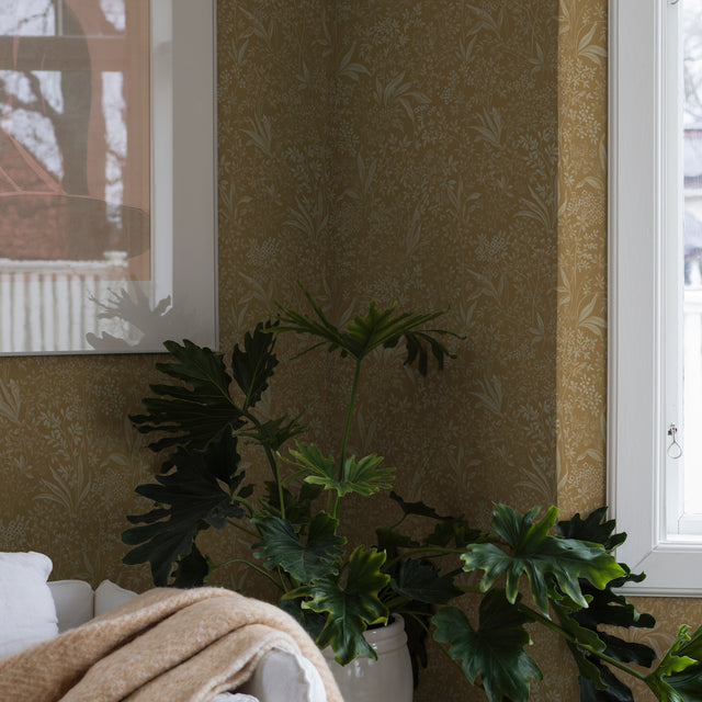 Nocturne Parchment by Boråstapeter Botanical Wallpaper – Schumacher 2022