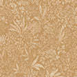 Nocturne wallpaper in Parchment by Boråstapeter for Schumacher, featuring a detailed botanical and berry pattern in a warm neutral colorway.