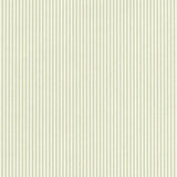 Newport Stripe Willow wallpaper by Schumacher - classic narrow pinstripe in green and white
